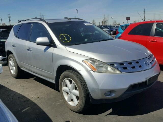 JN8AZ08TX3W114666 - 2003 NISSAN MURANO SL SILVER photo 1