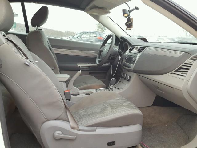 1C3LC45K18N224290 - 2008 CHRYSLER SEBRING WHITE photo 5