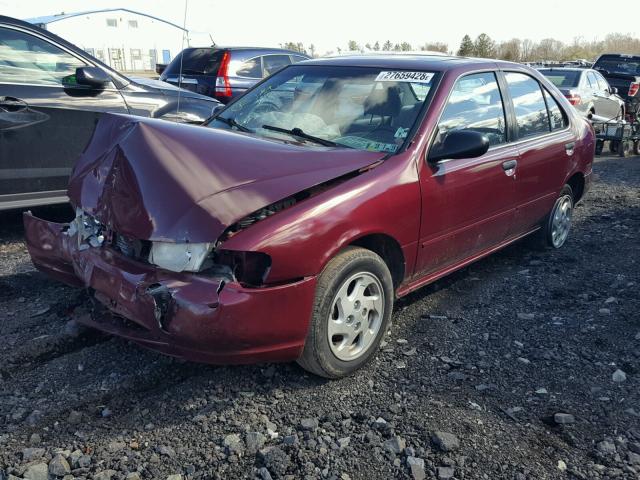 1N4AB41D3SC729799 - 1995 NISSAN SENTRA XE RED photo 2