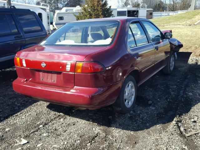 1N4AB41D3SC729799 - 1995 NISSAN SENTRA XE RED photo 4