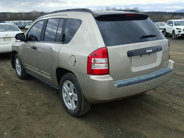 1J4FT47BX9D134773 - 2009 JEEP COMPASS SP GOLD photo 3