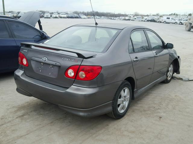 1NXBR32E25Z520043 - 2005 TOYOTA COROLLA CE GRAY photo 4