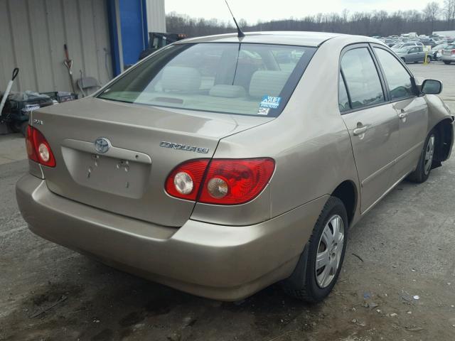 2T1BR32E16C710015 - 2006 TOYOTA COROLLA CE GOLD photo 4