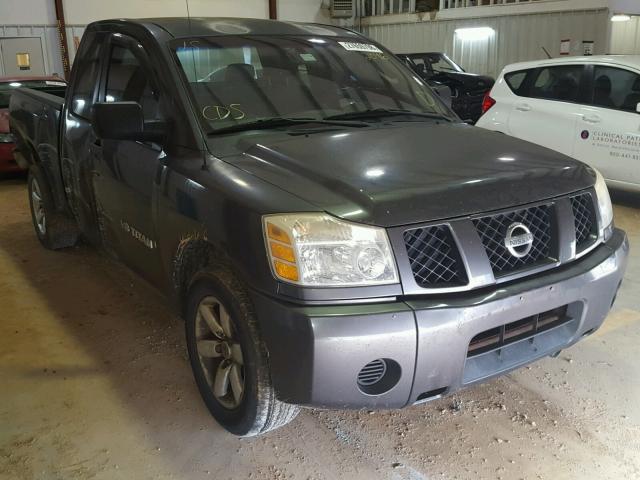 1N6BA06AX5N542896 - 2005 NISSAN TITAN XE GRAY photo 1