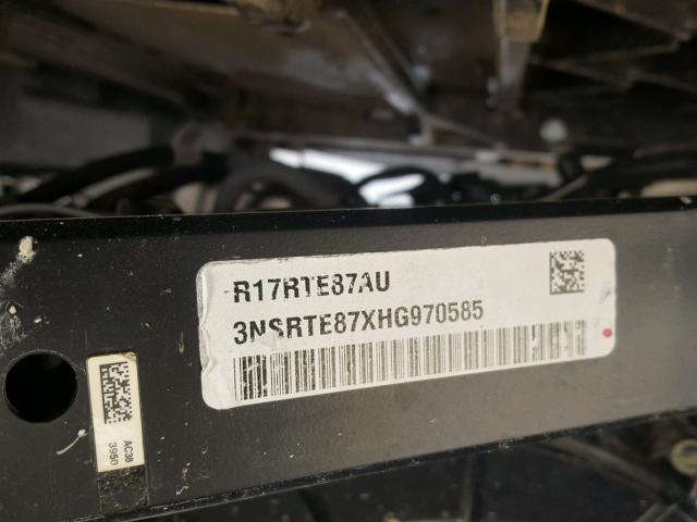 3NSRTE87XHG970585 - 2017 POLARIS RANGER XP GRAY photo 10