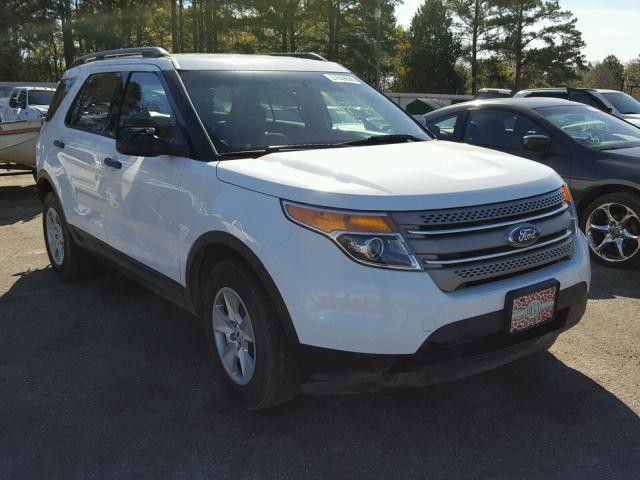 1FM5K7B98DGC83213 - 2013 FORD EXPLORER WHITE photo 1