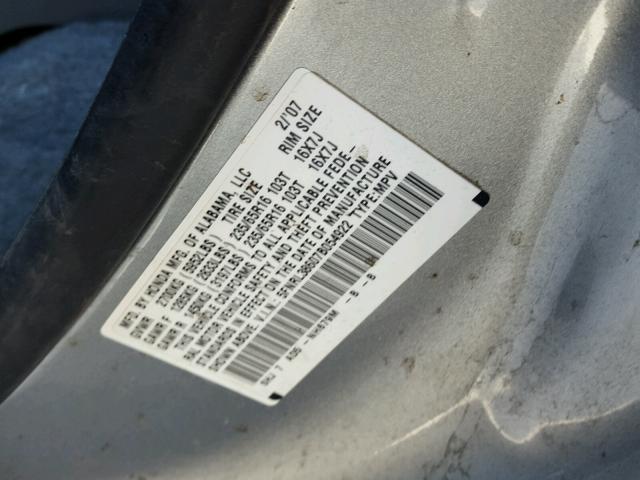 5FNRL38607B054922 - 2007 HONDA ODYSSEY EX BLUE photo 10