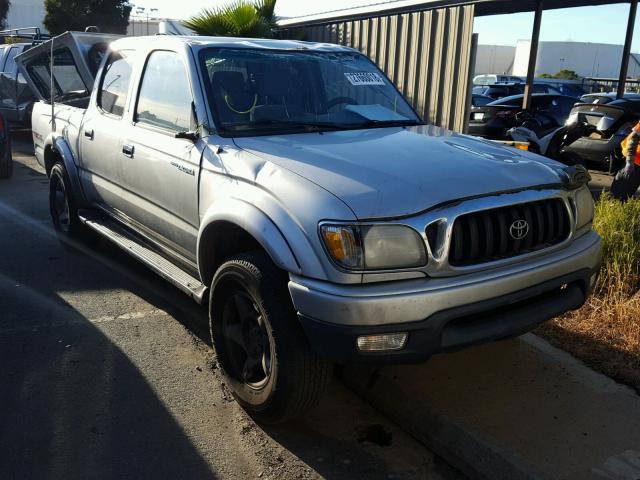 5TEGN92NX3Z223356 - 2003 TOYOTA TACOMA DOU SILVER photo 1