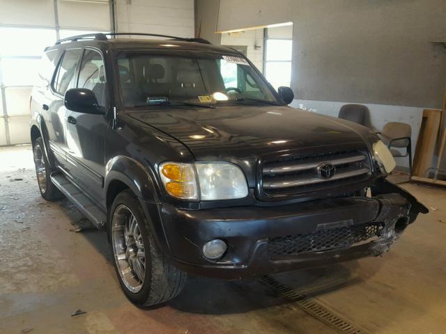 5TDBT48A54S228275 - 2004 TOYOTA SEQUOIA LI BLACK photo 1