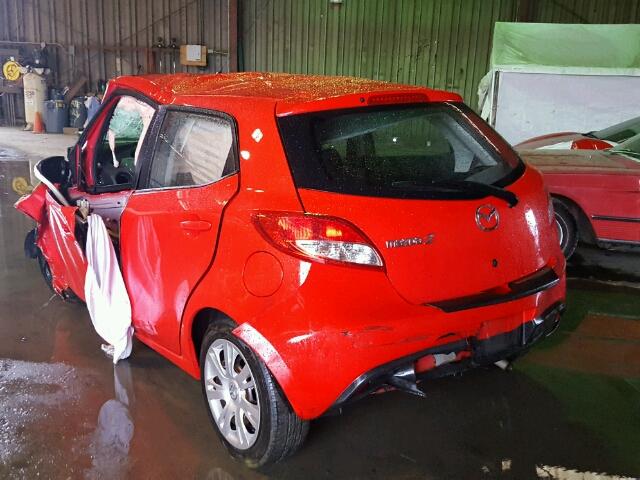 JM1DE1KZ1E0174834 - 2014 MAZDA MAZDA2 SPO 红色 照片 3