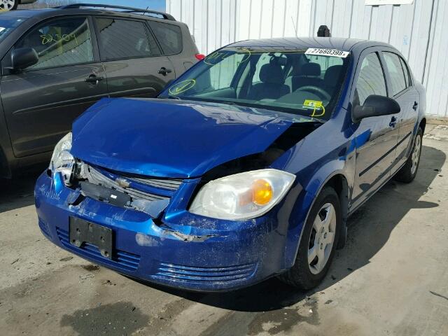 1G1AK52F957559888 - 2005 CHEVROLET COBALT BLUE photo 2