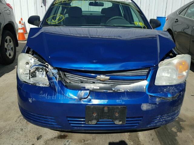 1G1AK52F957559888 - 2005 CHEVROLET COBALT BLUE photo 9