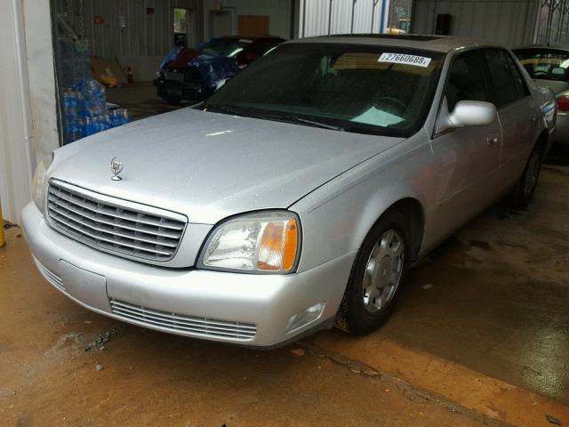 1G6KD54Y1YU351808 - 2000 CADILLAC DEVILLE GRAY photo 2