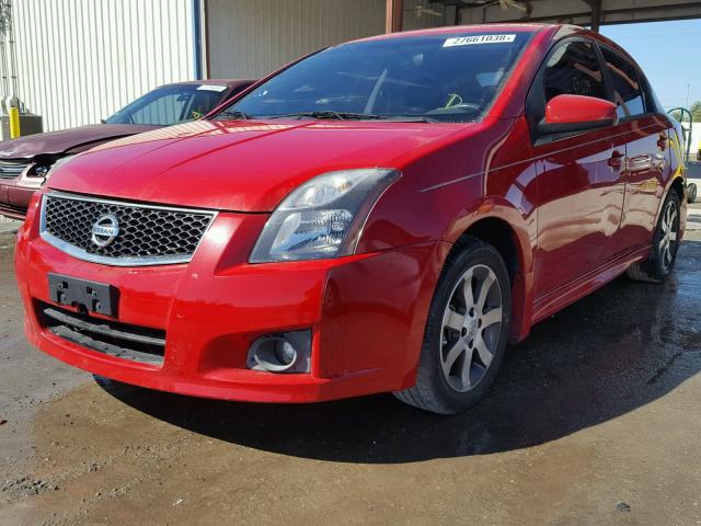 3N1AB6APXCL687995 - 2012 NISSAN SENTRA 2.0 RED photo 2