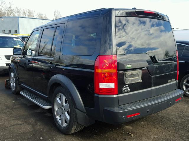 SALAG25408A461401 - 2008 LAND ROVER LR3 HSE BLACK photo 3