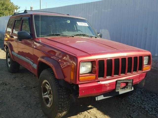 1J4FF68S2XL636567 - 1999 JEEP CHEROKEE S RED photo 1