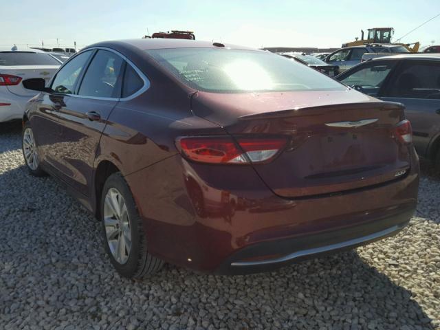 1C3CCCAB3FN554509 - 2015 CHRYSLER 200 LIMITE RED photo 3