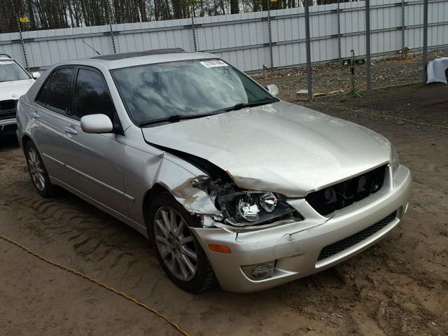 JTHBD192140081473 - 2004 LEXUS IS 300 SILVER photo 1