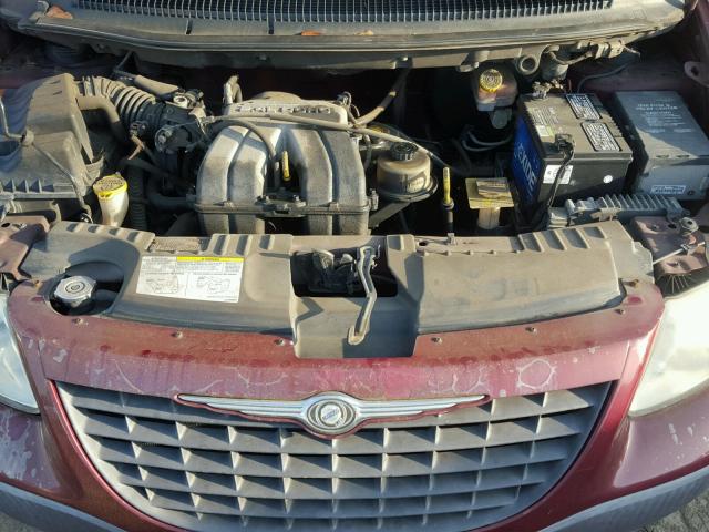 1C4GJ25B51B186500 - 2001 CHRYSLER VOYAGER BURGUNDY photo 7