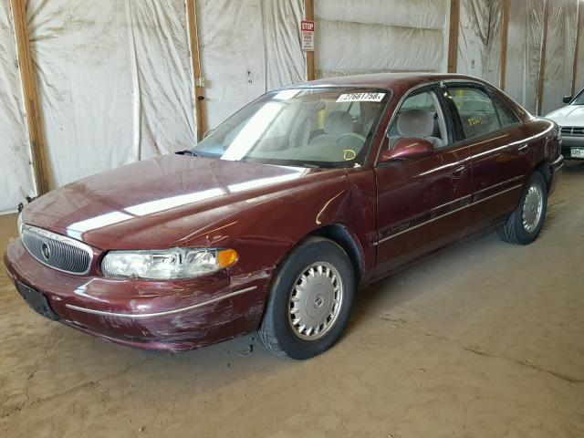 2G4WS52J3Y1146671 - 2000 BUICK CENTURY CU MAROON photo 2