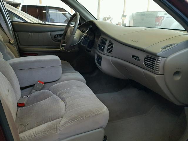 2G4WS52J3Y1146671 - 2000 BUICK CENTURY CU MAROON photo 5