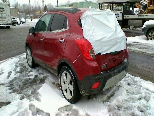 KL4CJASB8FB116987 - 2015 BUICK ENCORE RED photo 3