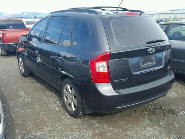 KNAFG525077075243 - 2007 KIA RONDO BASE CHARCOAL photo 3