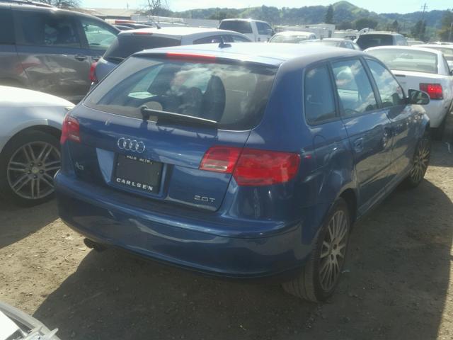 WAUNF78PX8A027871 - 2008 AUDI A3 2.0 PRE BLUE photo 4