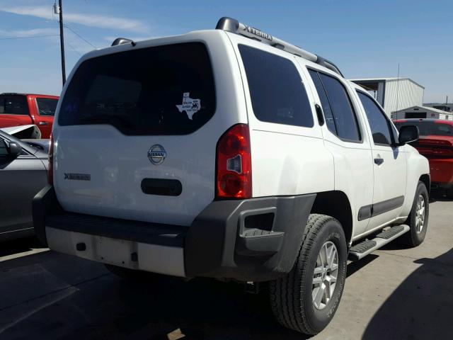 5N1AN0NU1EN813239 - 2014 NISSAN XTERRA X WHITE photo 4