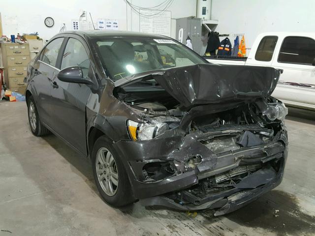 1G1JC5SH6G4118688 - 2016 CHEVROLET SONIC LT GRAY photo 1