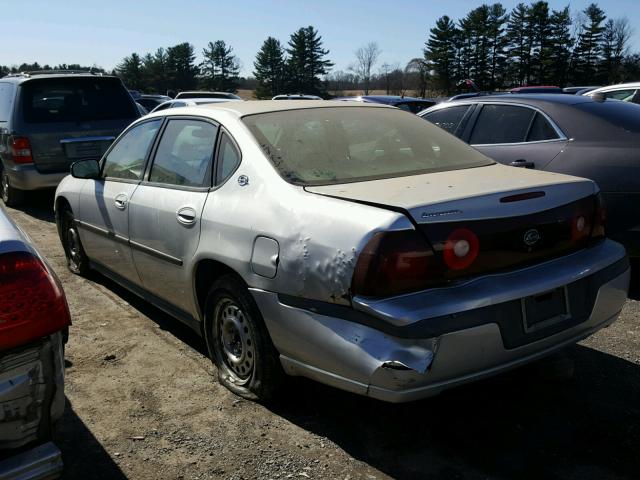 2G1WF52EX39119384 - 2003 CHEVROLET IMPALA SILVER photo 3