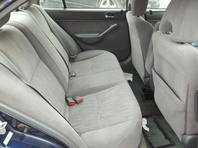 2HGES26883H563551 - 2003 HONDA CIVIC EX ლურჯი ფოტო 6