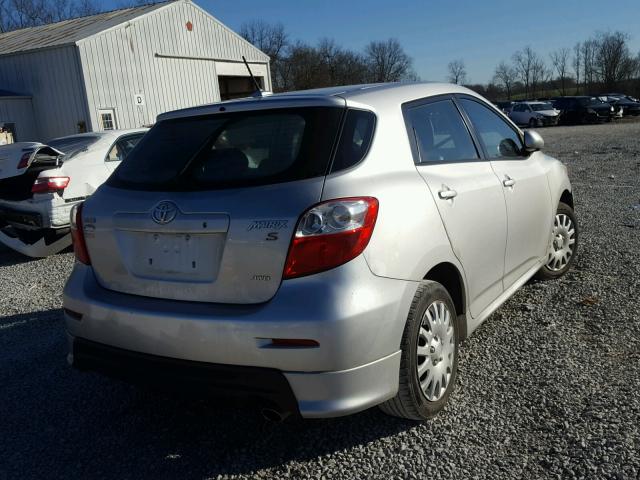 2T1LE4EE9AC014139 - 2010 TOYOTA COROLLA MA SILVER photo 4