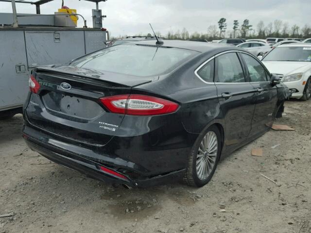 3FA6P0RUXER163294 - 2014 FORD FUSION TIT BLACK photo 4