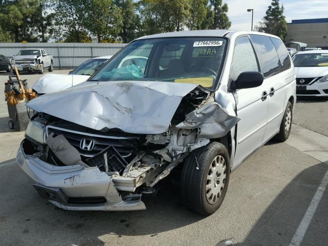 5FNRL18584B104117 - 2004 HONDA ODYSSEY LX SILVER photo 2