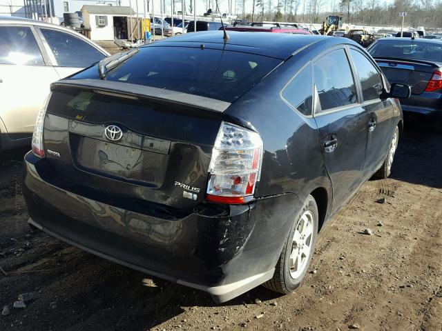 JTDKB20U097857487 - 2009 TOYOTA PRIUS BLACK photo 4