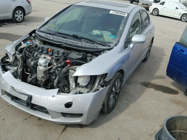 1HGFA16809L008705 - 2009 HONDA CIVIC EX Gümüş foto 2