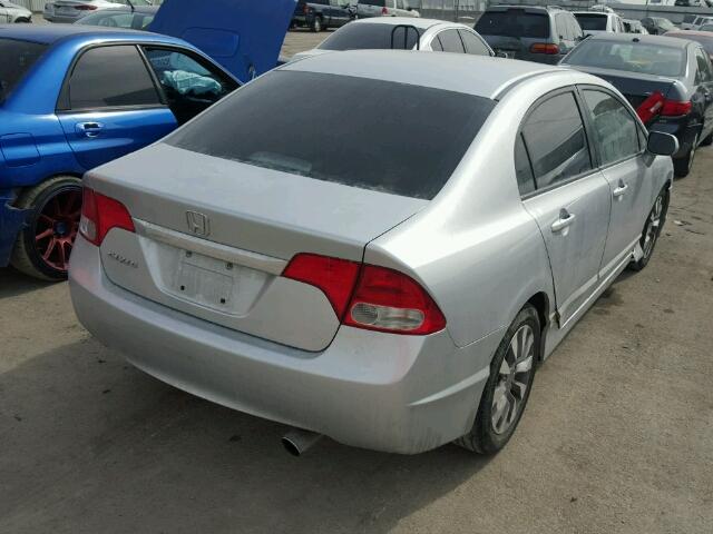1HGFA16809L008705 - 2009 HONDA CIVIC EX Gümüş foto 4