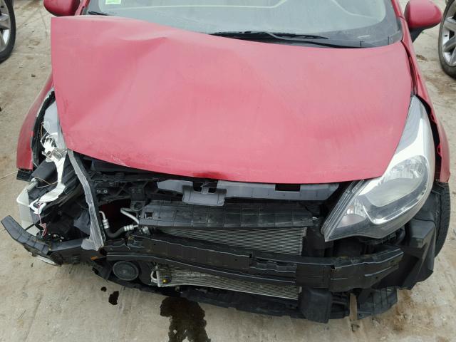 KNADM4A35D6290757 - 2013 KIA RIO LX Կարմիր լուսանկար 7