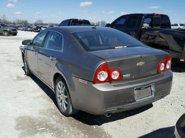 1G1ZE5E05AF319495 - 2010 CHEVROLET MALIBU LTZ 灰色 照片 3