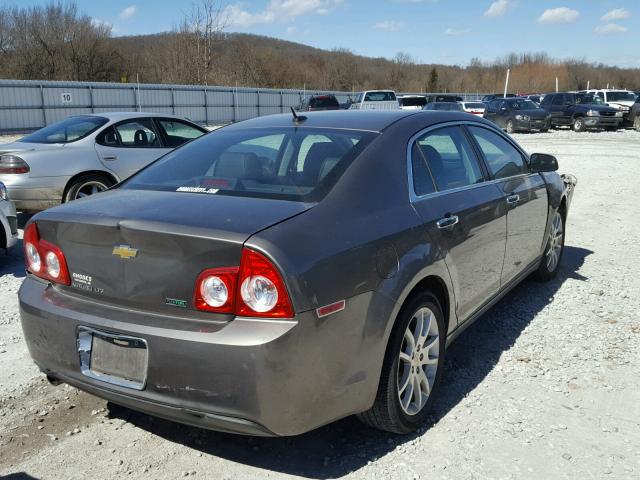 1G1ZE5E05AF319495 - 2010 CHEVROLET MALIBU LTZ 灰色 照片 4