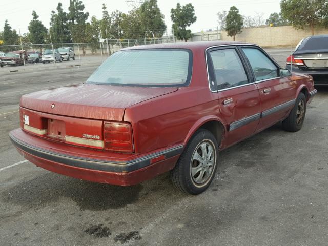 1G3AL54N1N6366066 - 1992 OLDSMOBILE CUTLASS CI MAROON photo 4