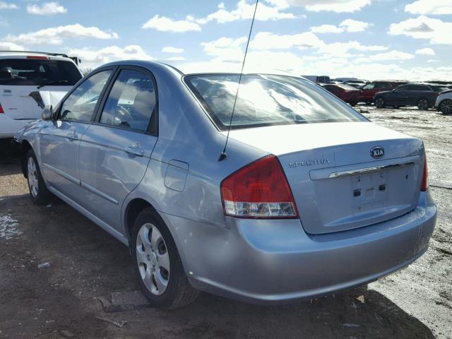 KNAFE121985553393 - 2008 KIA SPECTRA EX SILVER photo 3