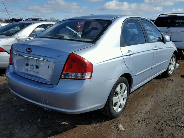 KNAFE121985553393 - 2008 KIA SPECTRA EX SILVER photo 4