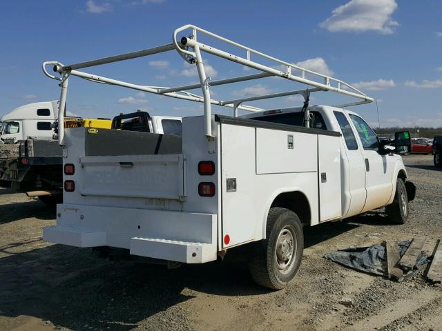 1FT7X2A63FED03519 - 2015 FORD F250 SUPER WHITE photo 4