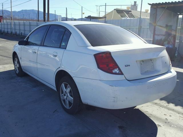 1G8AJ55F07Z120246 - 2007 SATURN ION LEVEL WHITE photo 3