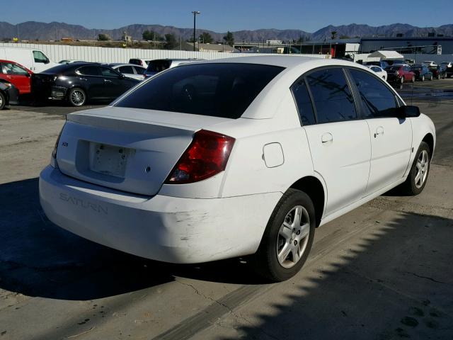 1G8AJ55F07Z120246 - 2007 SATURN ION LEVEL WHITE photo 4