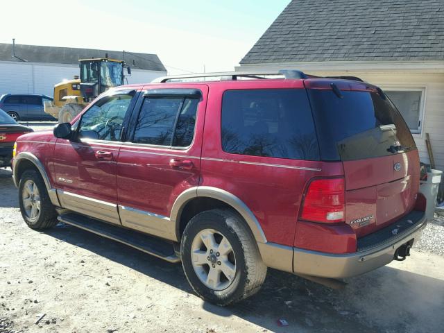 1FMZU74W34UB48866 - 2004 FORD EXPLORER E RED photo 3