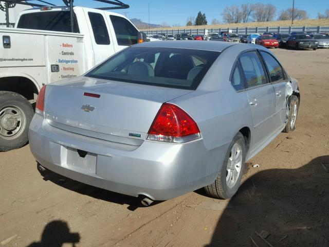 2G1WF5E35C1158327 - 2012 CHEVROLET IMPALA LS SILVER photo 4