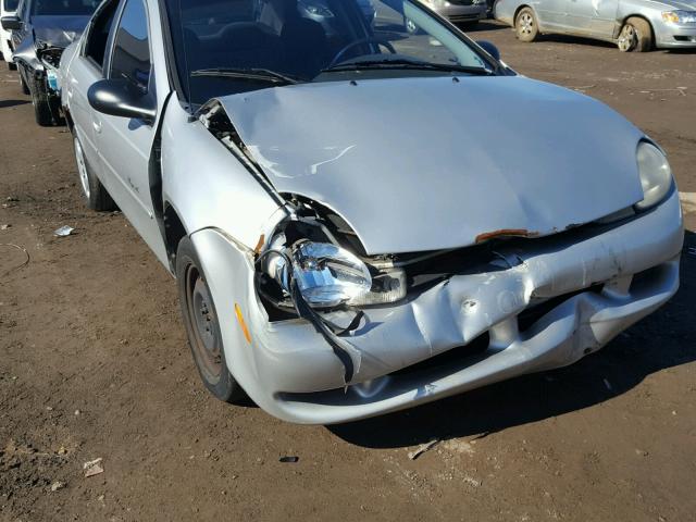 1P3ES46C2YD543668 - 2000 PLYMOUTH NEON BASE 银色 照片 9